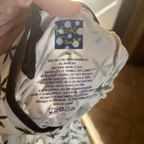 Kickee Pants Bamboo Print Layette Gown Size Newborn - Picture 8 of 8